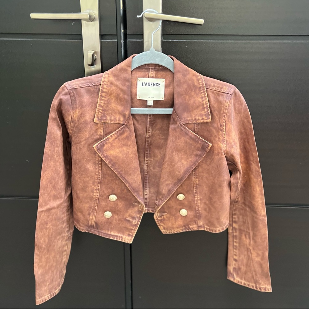 L'AGENCE Brown Women's Jacket - Picture 13 of 13